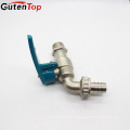 GutenTop alta calidad niquelado 1/2 * 3/4 ​​PTFE asentado y voladura cuenca montado latón agua bloqueable manguito bib grifo